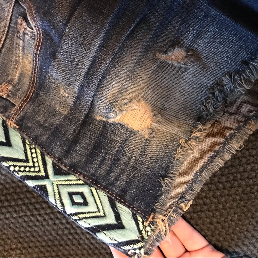 NWT Express Shorts with Embroidered Detail